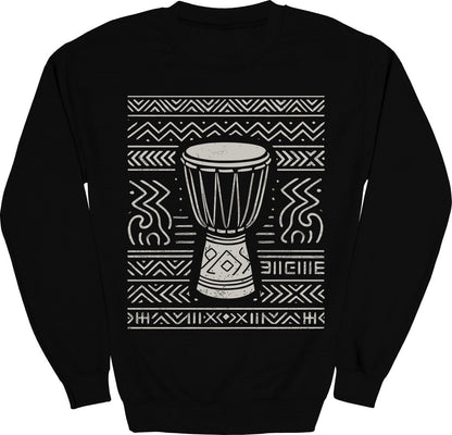 Tribal Drum Pattern Sweatshirt - Zion Threadz