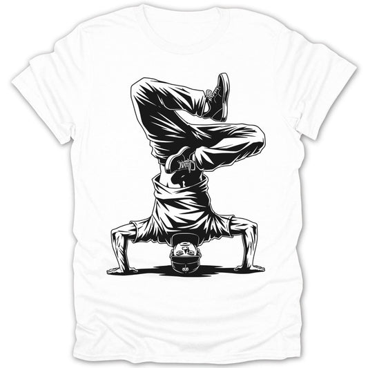 Headstand Breakdancer B Boy Tee - Zion Threadz