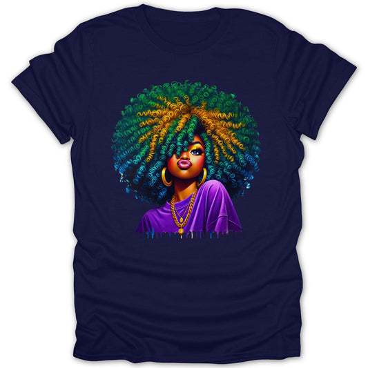 Vibrant Graphic Tee with Bold Afrocentric Artwork product
