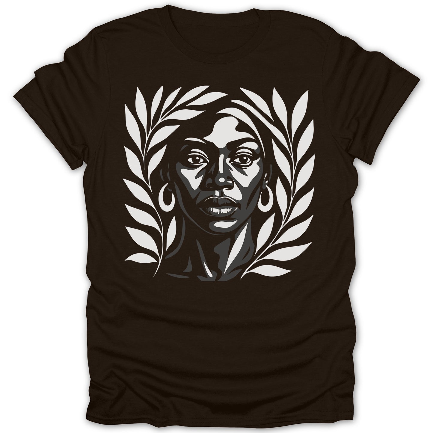 Artistic Portrait with Laurel Wreath T-Shirt