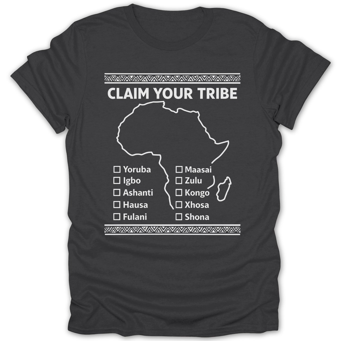 Claim Your Tribe African Heritage Graphic T-shirt