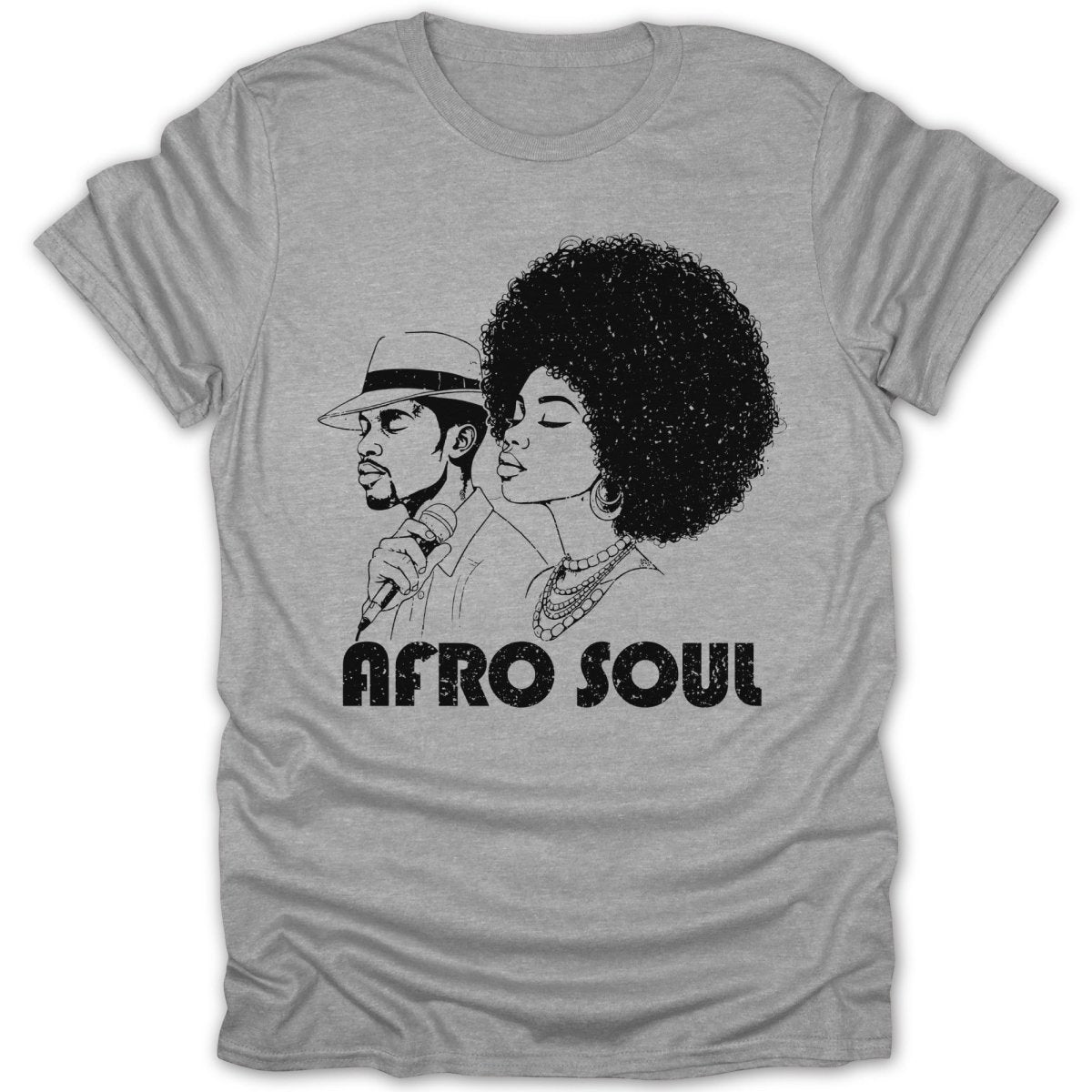 Afro Soul Music Duo Tee - Zion Threadz