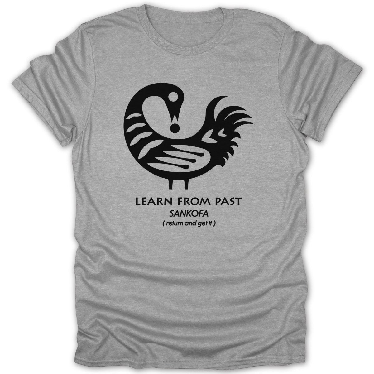 Sankofa Adinkra Learn From Past Tee - Zion Threadz