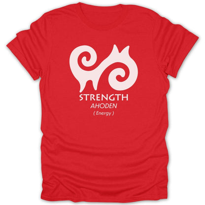 Adinkra Ahoden Strength Tee - Zion Threadz