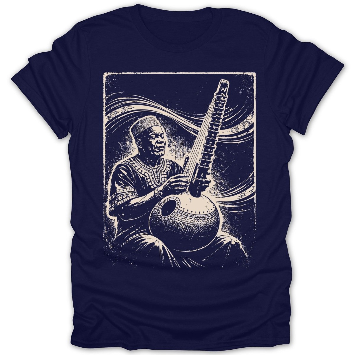 Soulful Kora Musician Tee - Zion Threadz