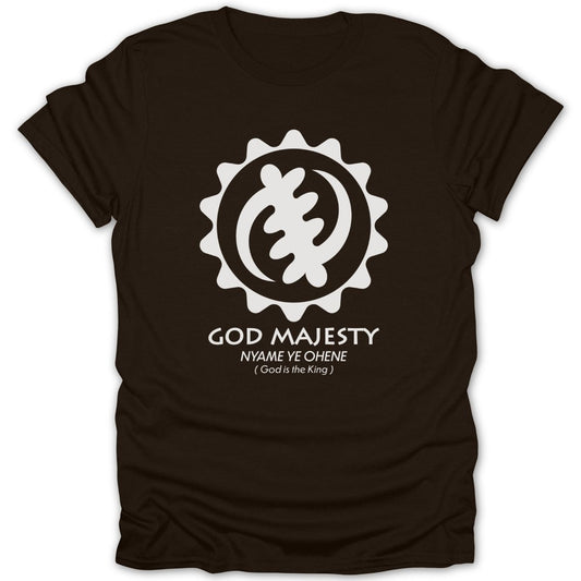 Adinkra Nyame Ye Ohene Tee - Zion Threadz