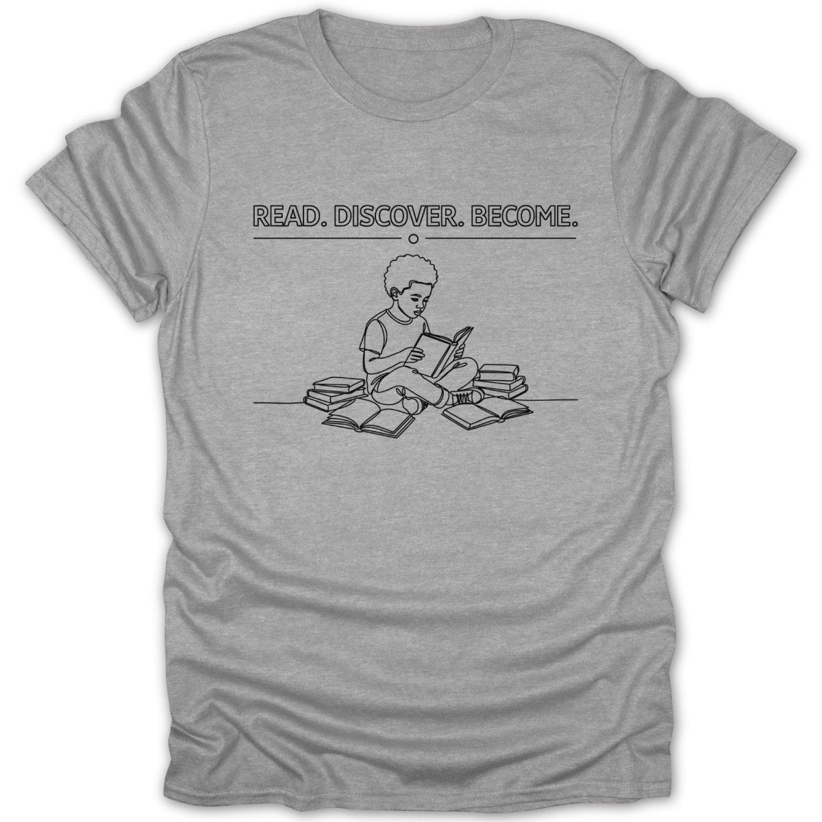 Black Boy Read Discover Become Tee - Zion Threadz