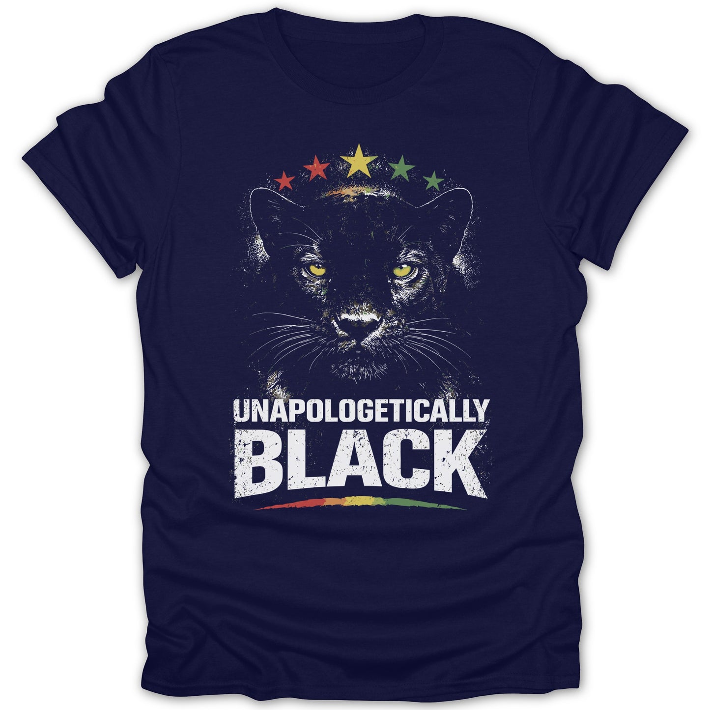 Unapologetically Black T-shirt Bold Panther Design
