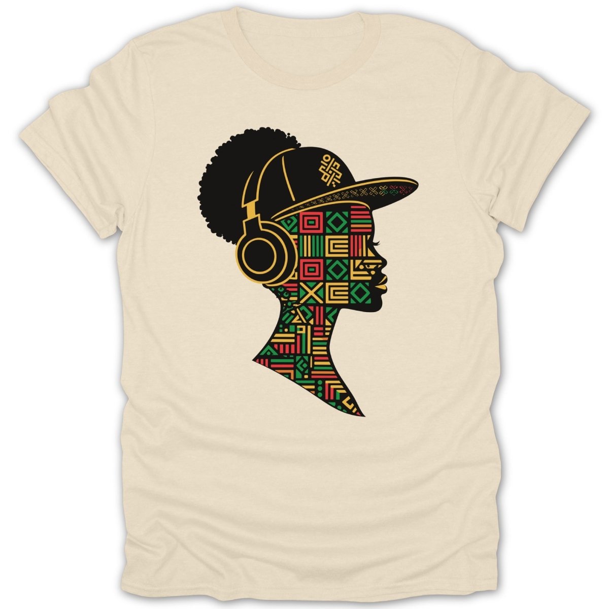 Hip Hop Female Pattern Tee - Zion Threadz