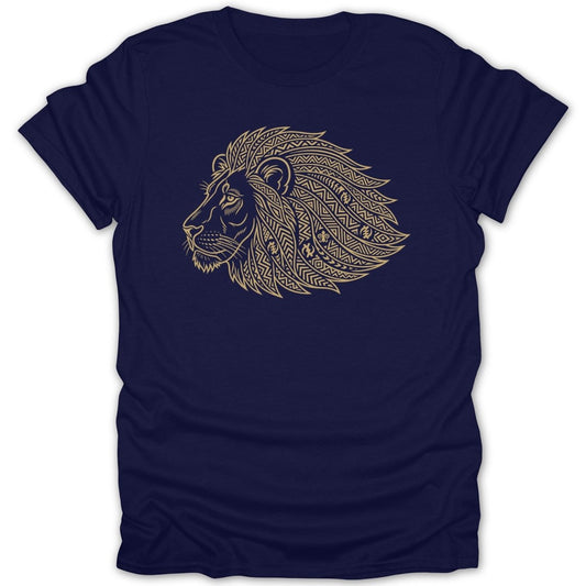 African Lion Golden Tee - Zion Threadz