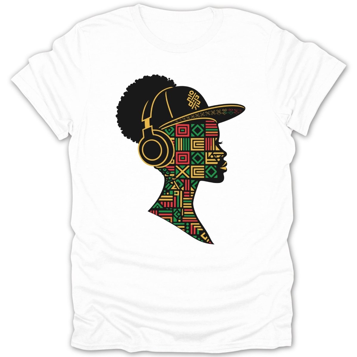 Hip Hop Female Pattern Tee - Zion Threadz