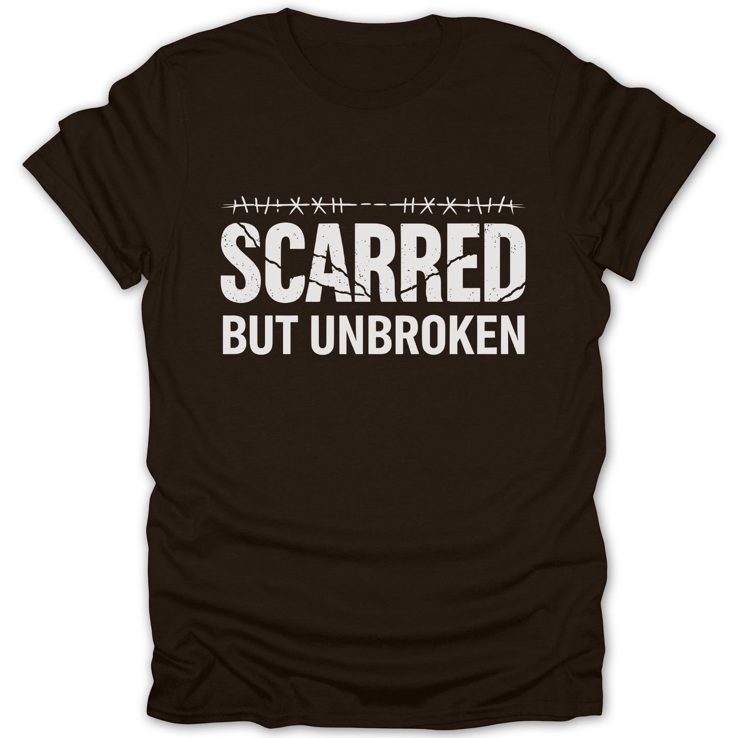 Scarred But Unbroken Inspirational T-shirt