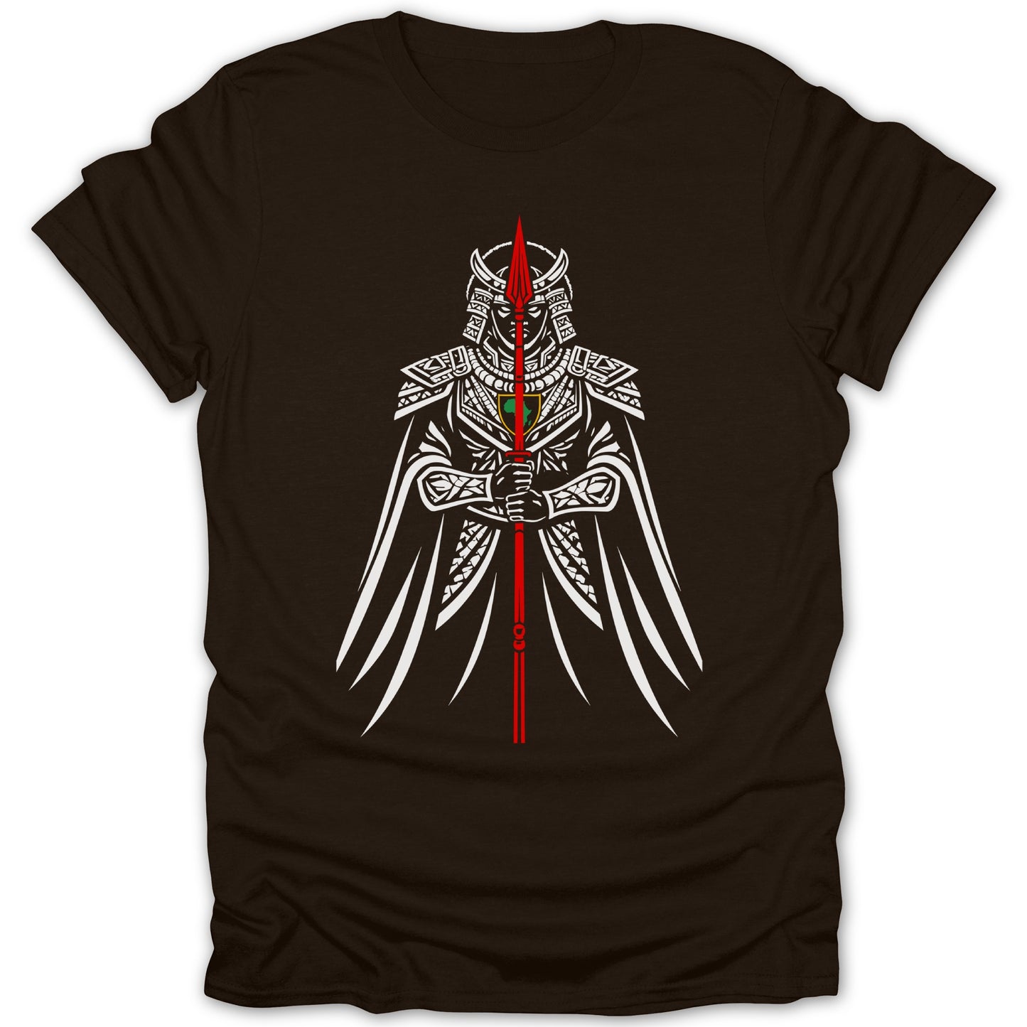 Intricate Knight with Spear Graphic T-Shirt