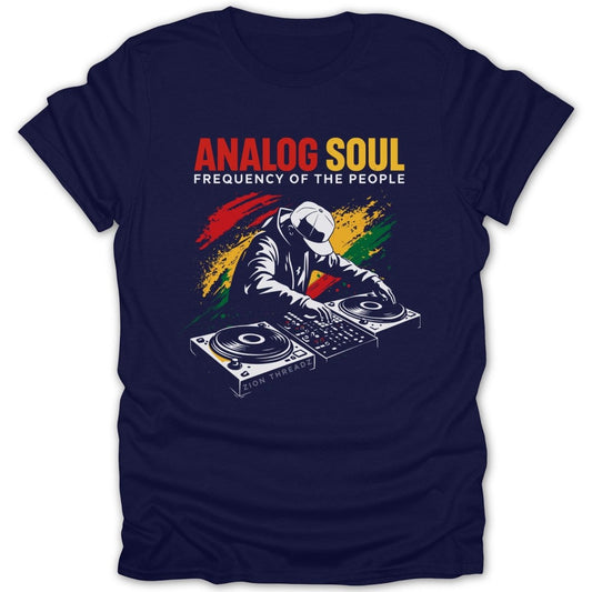 Analog Soul Frequency DJ Tee - Zion Threadz