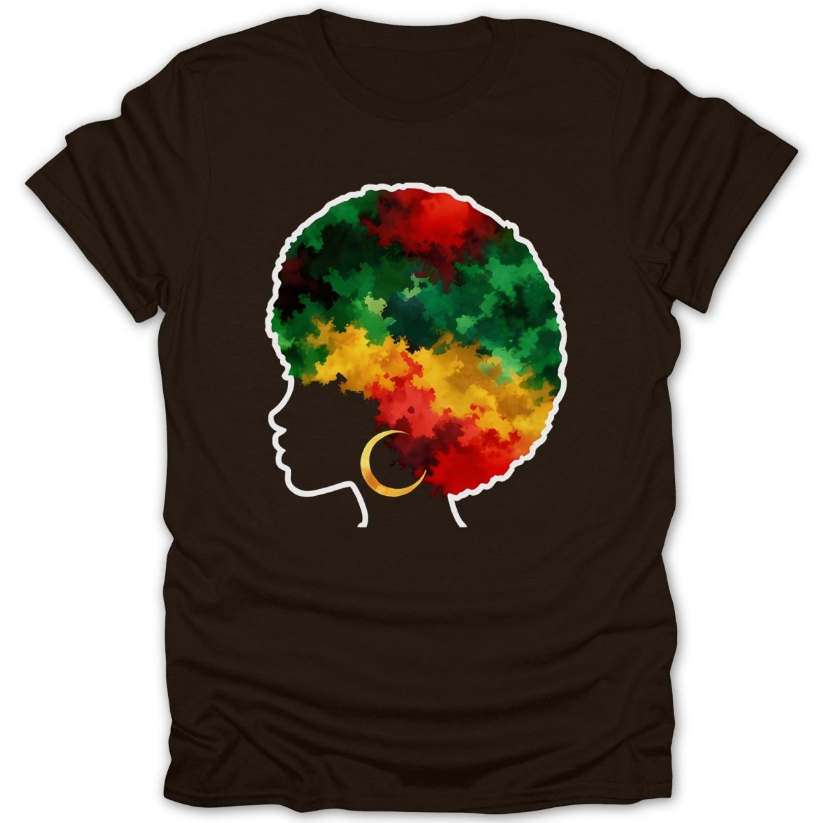 Vibrant Heritage Afro Tee - Zion Threadz