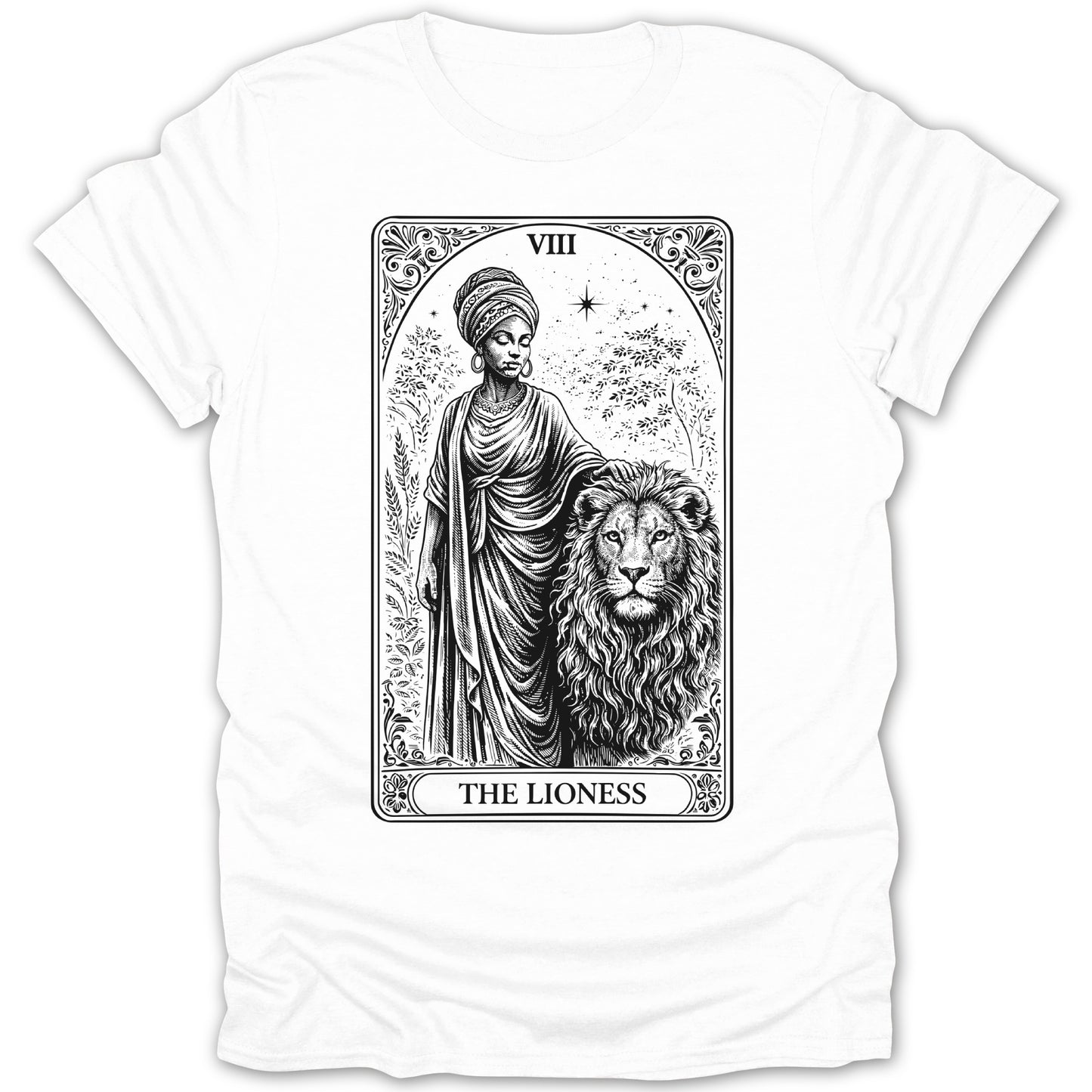 The Lioness Tarot Card Artwork T-Shirt