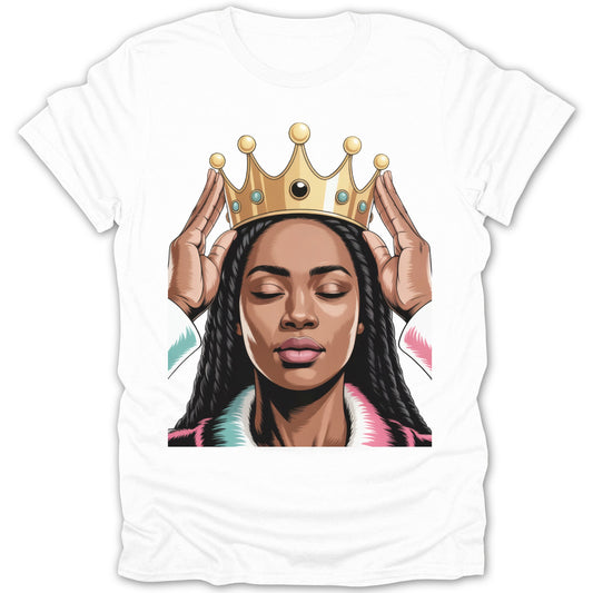 Queen with Crown Graphic Tee for Empowering Product