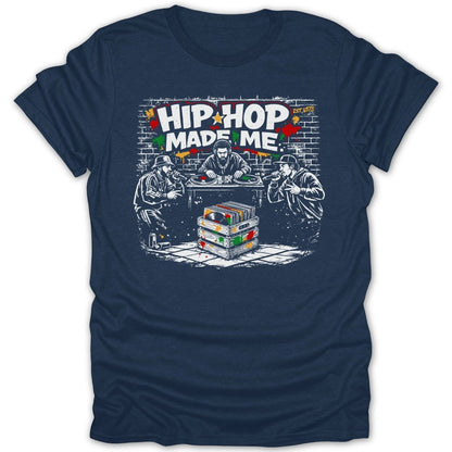 Hip Hop Made Me MC Battle Tee - Zion Threadz