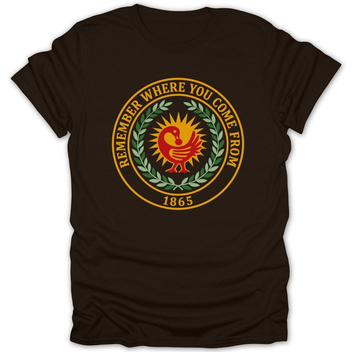 Juneteenth Sankofa Heritage Emblem Tee - Zion Threadz