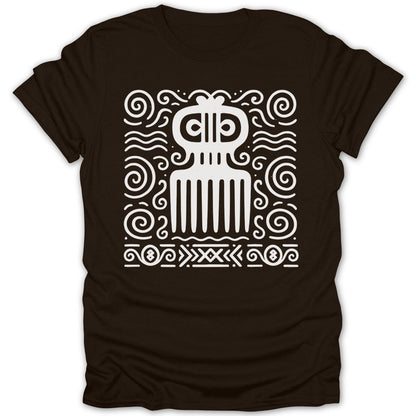 Adinkra Comb Pattern Tee - Zion Threadz