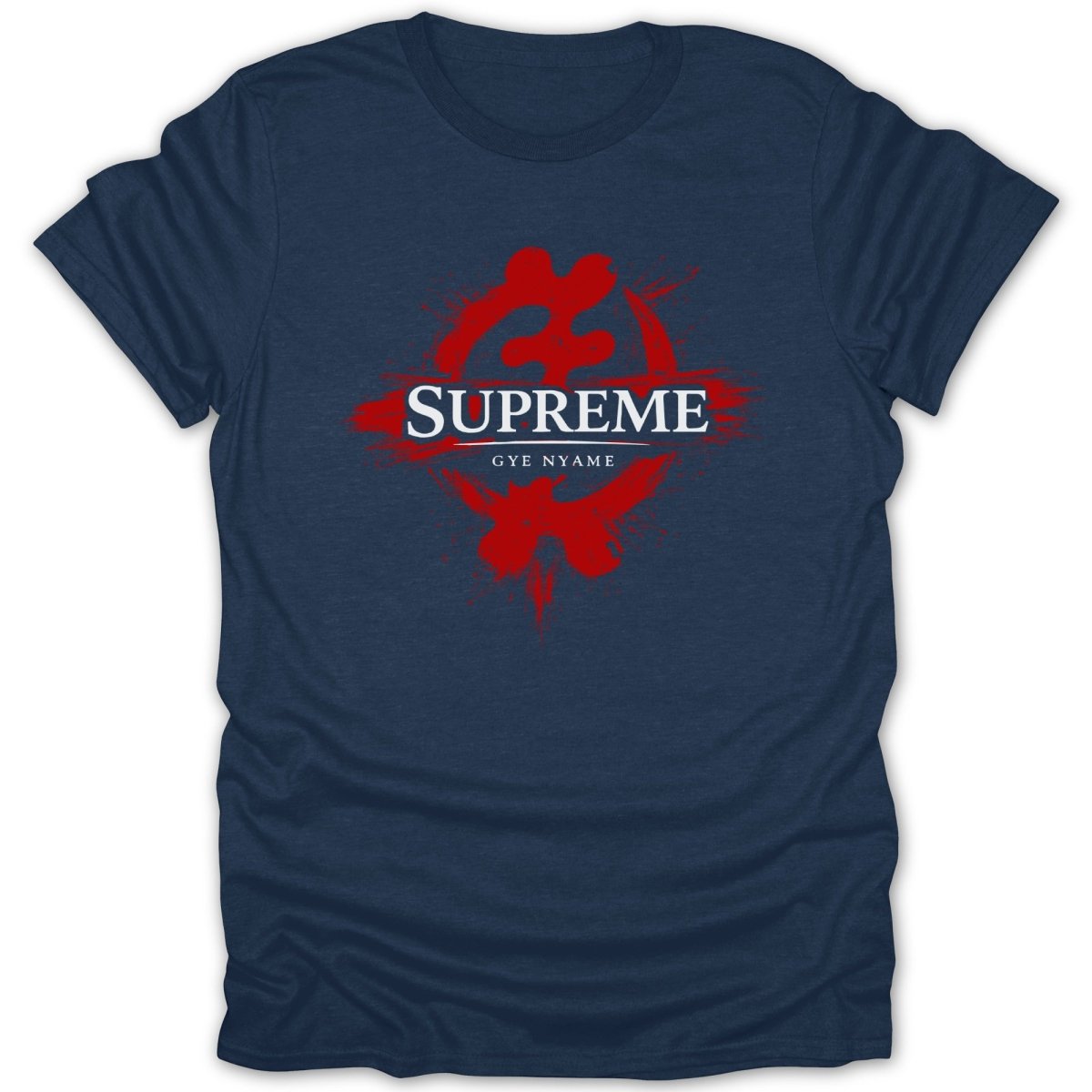 Gye Nyame Supreme Brush Tee - Zion Threadz