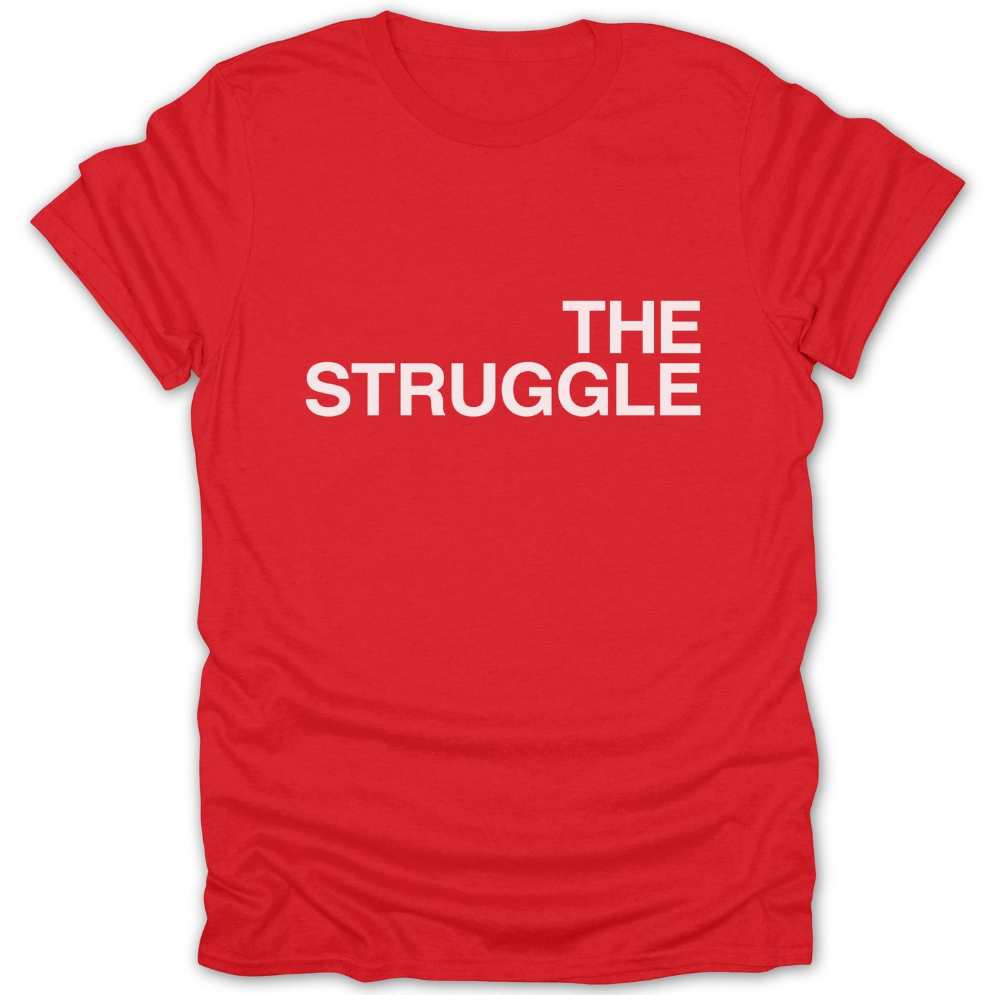 THE STRUGGLE Red Graphic T-Shirt Product