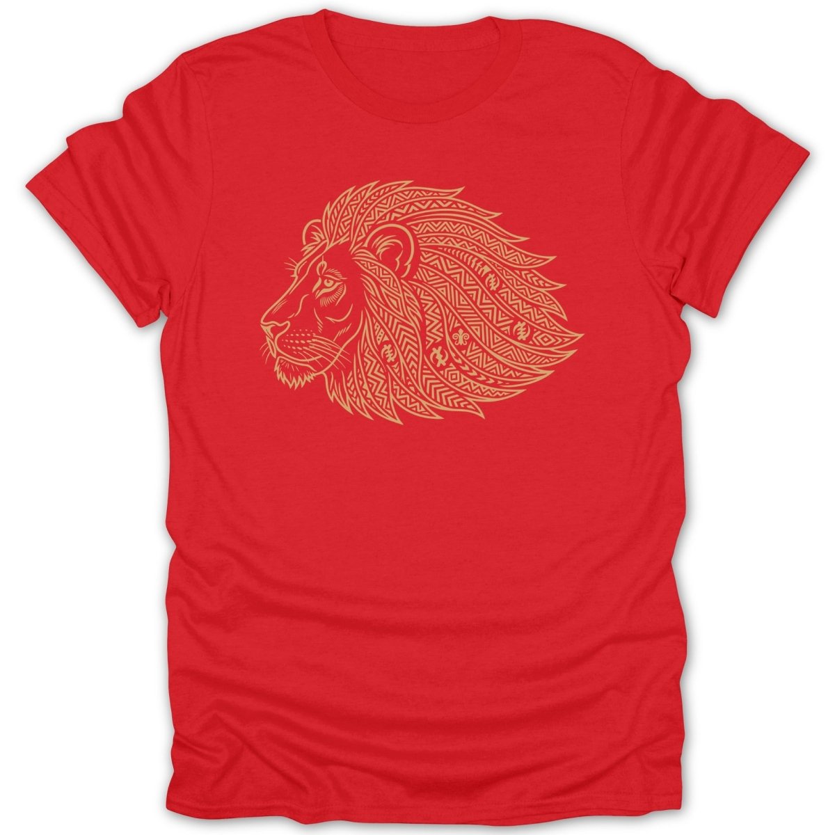 African Lion Golden Tee - Zion Threadz