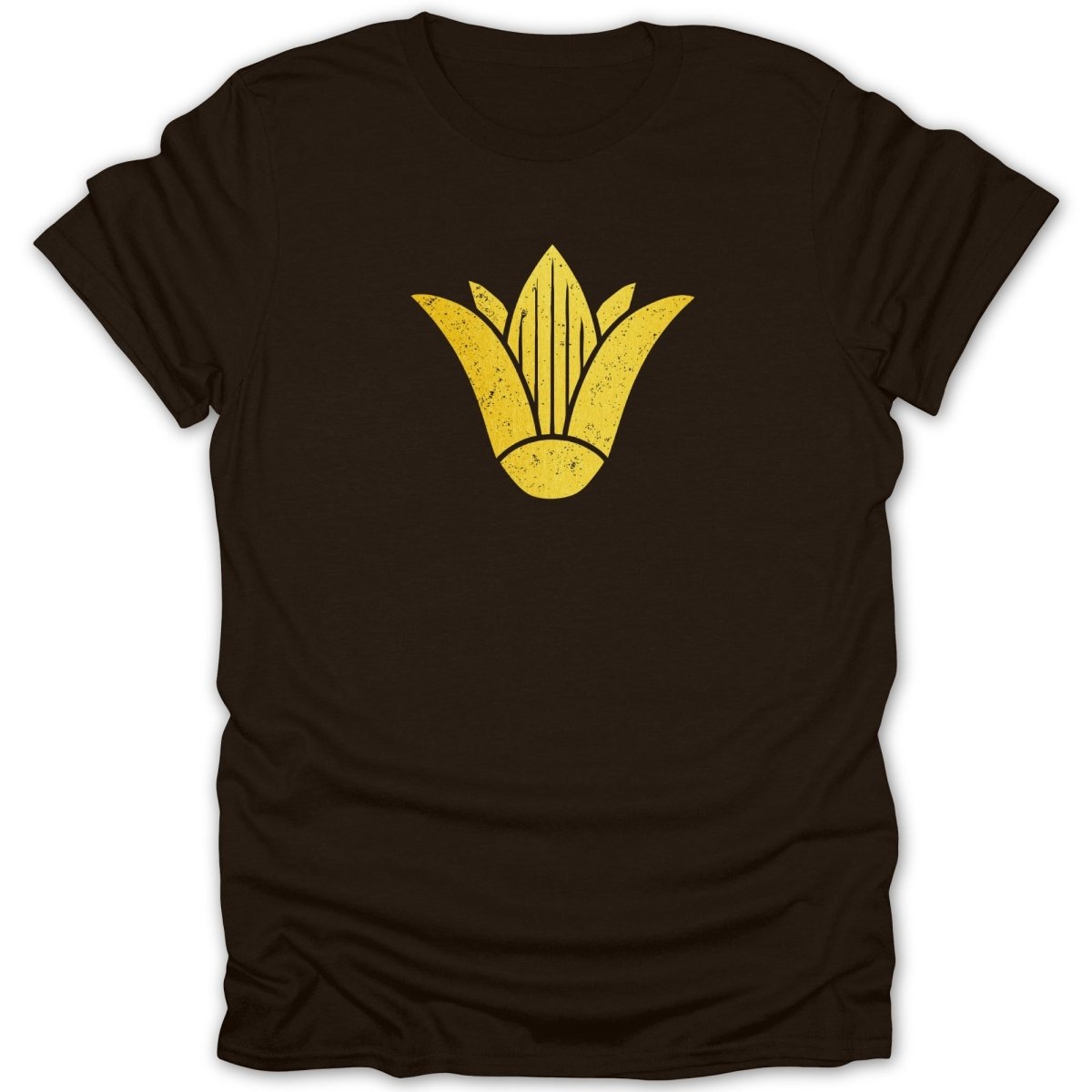 Gold Egyptian Lotus Flower Tee - Zion Threadz