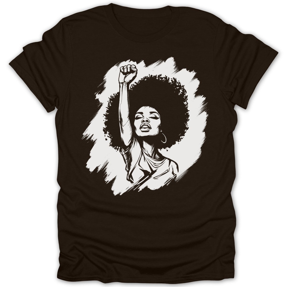 Afro Woman Power Tee - Zion Threadz