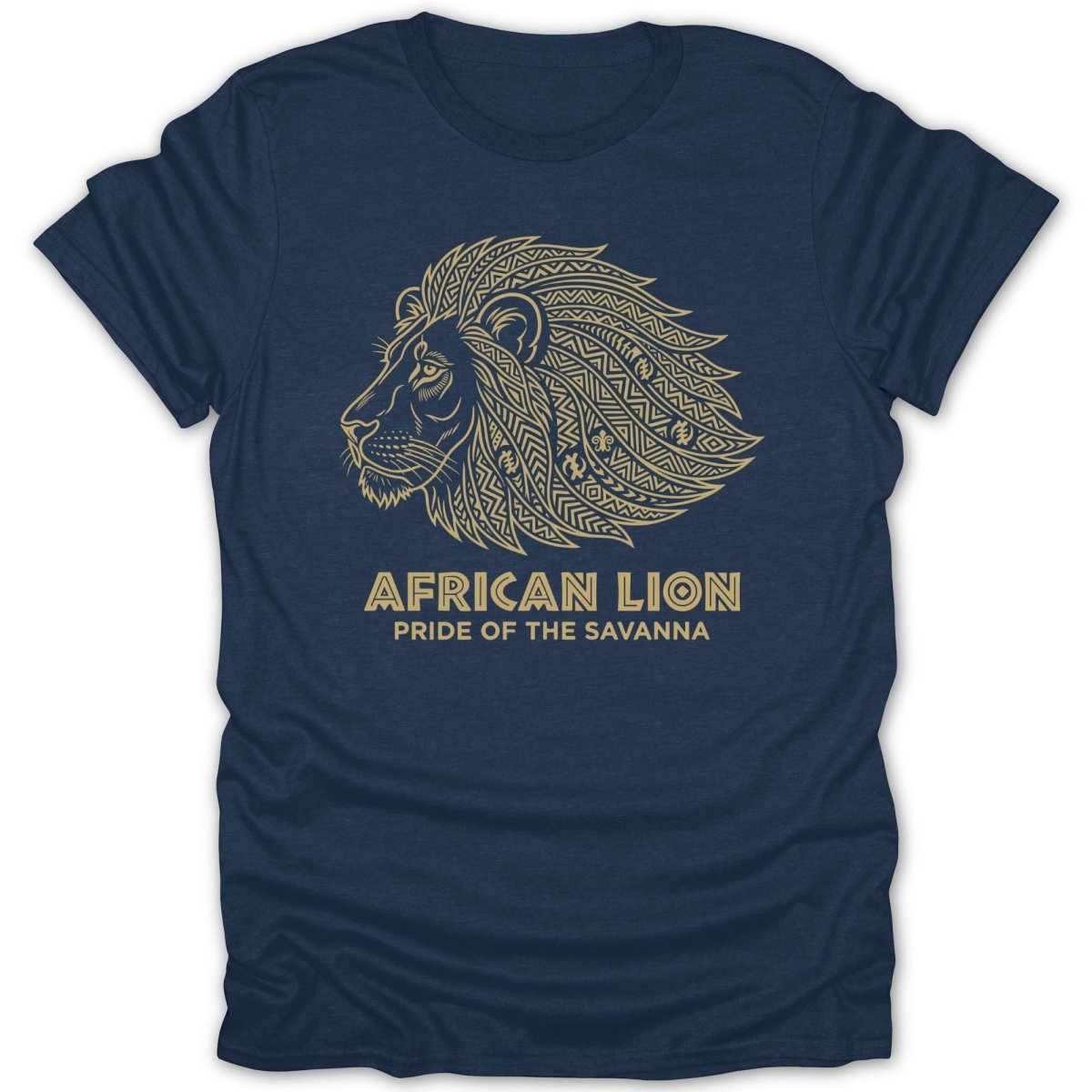 African Lion Pride Of The Savanna Tee - Zion Threadz