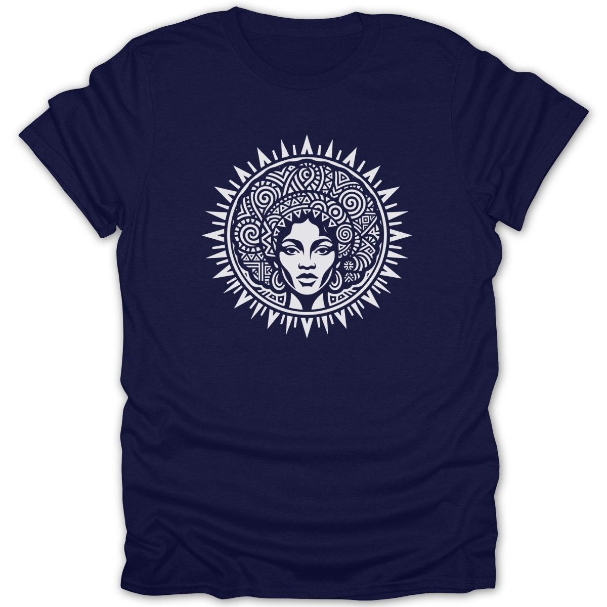 Radiant African Woman Sunburst Tee - Zion Threadz