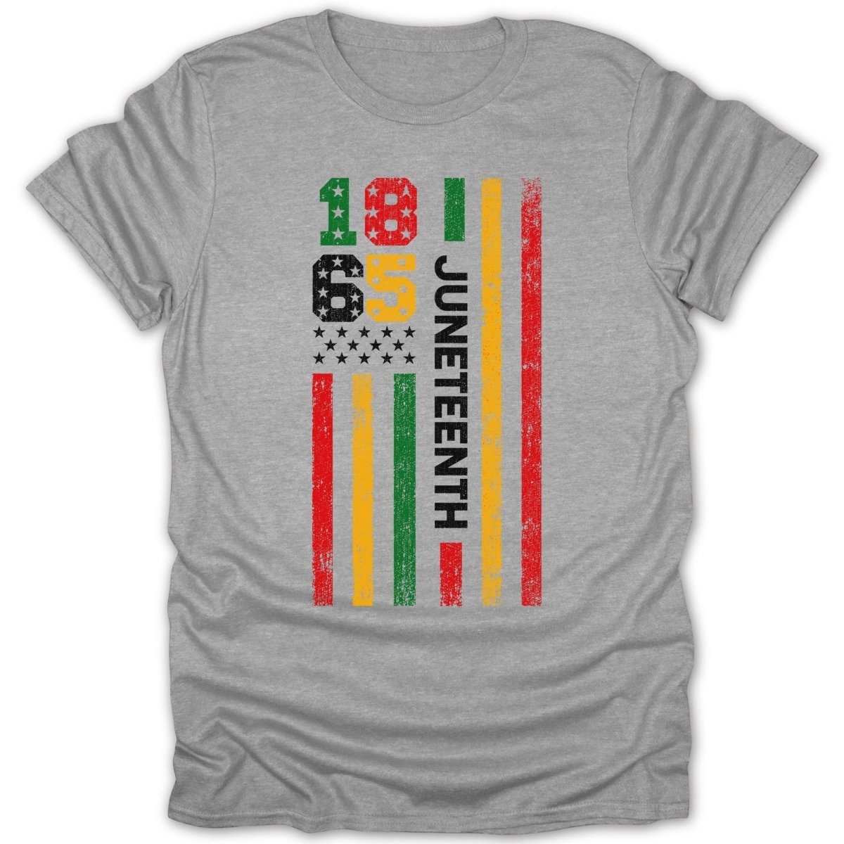 Juneteenth 1865 Heritage Flag Tee - Zion Threadz