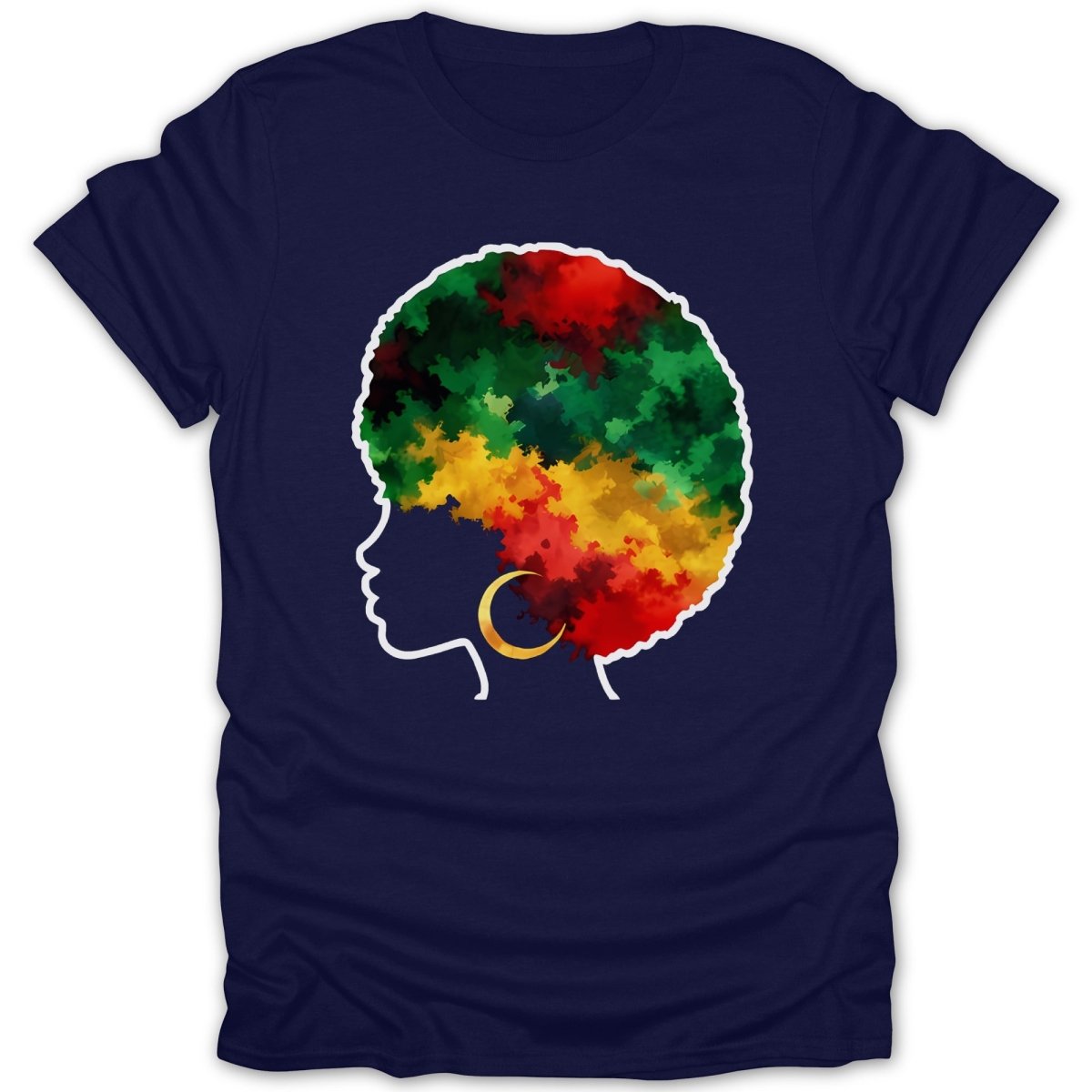 Vibrant Heritage Afro Tee - Zion Threadz