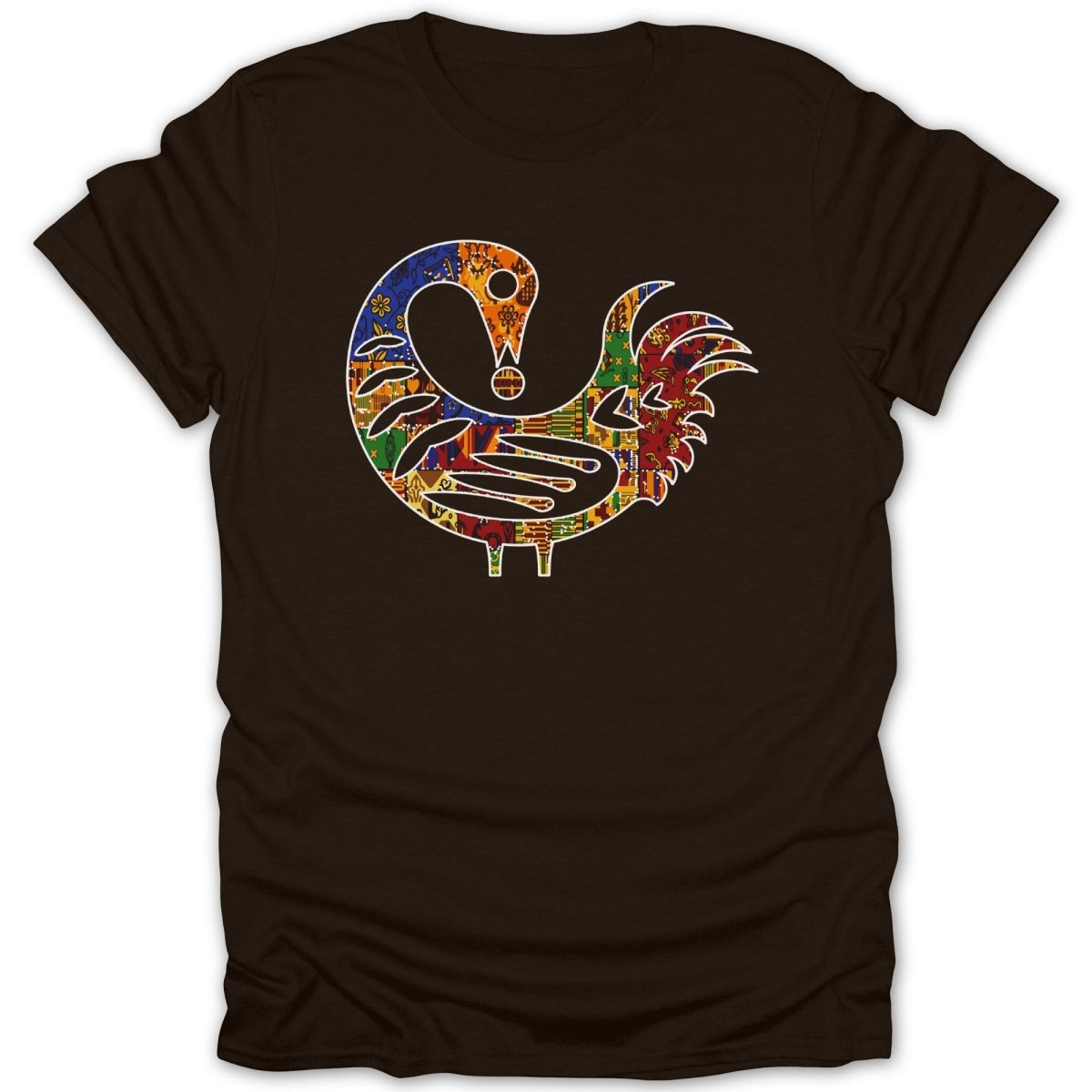 Sankofa Adinkra Tribal Pattern Tee - Zion Threadz