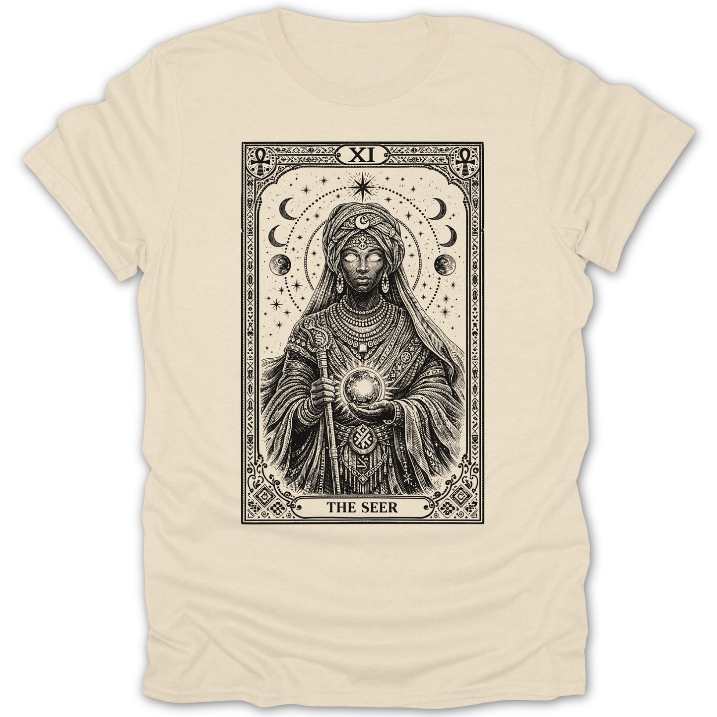 Mystical Oracle Seer Tarot Card Design XI product type