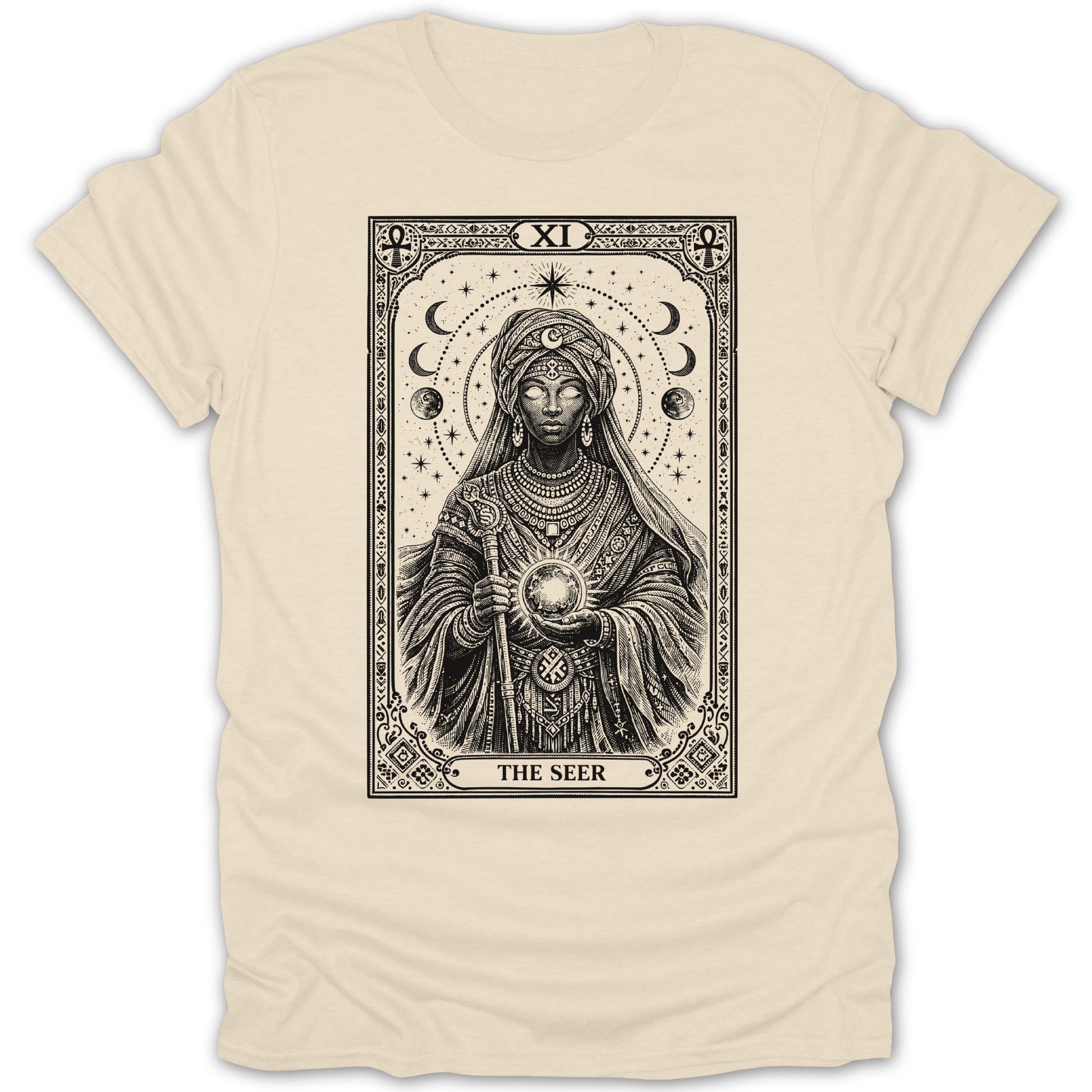 Mystical Oracle Seer Tarot Card Design XI product type