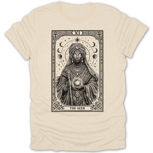 Mystical Oracle Seer Tarot Card Design XI product type