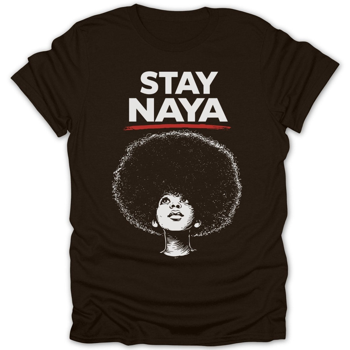 Stay Naya Afro Girl Tee - Zion Threadz