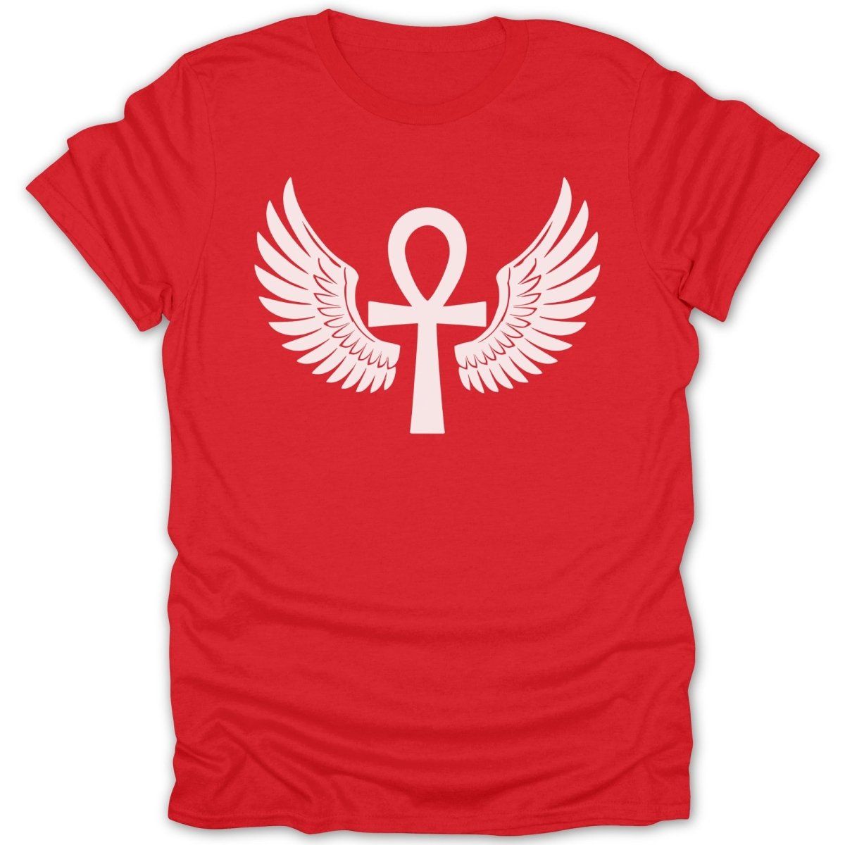 Winged Ankh Symbol Tee - Zion Threadz
