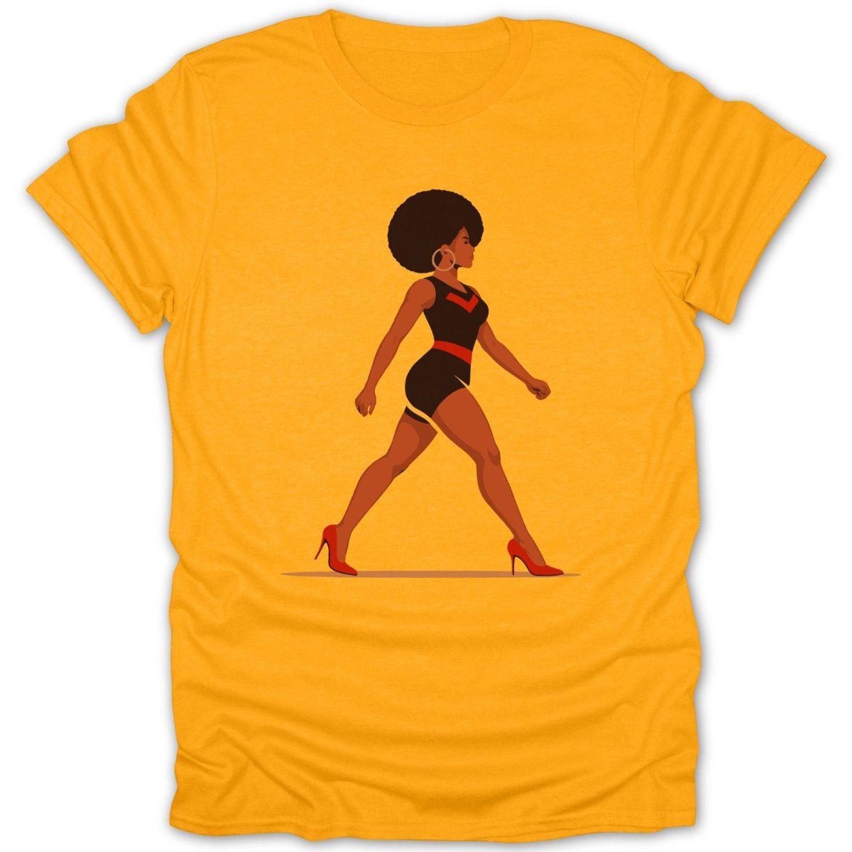 Ebony Power Stride Tee - Zion Threadz
