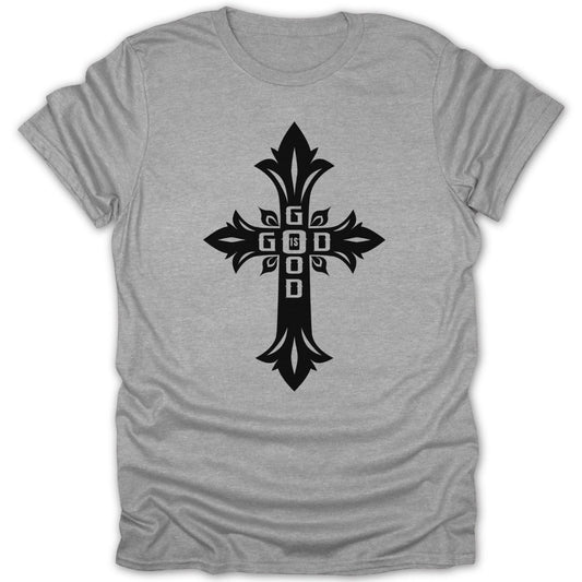 God Is Good Cross Tee - Zion Threadz