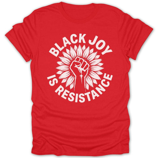 Black Joy Is Resistance BW Tee - Zion Threadz