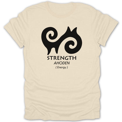 Adinkra Ahoden Strength Tee - Zion Threadz