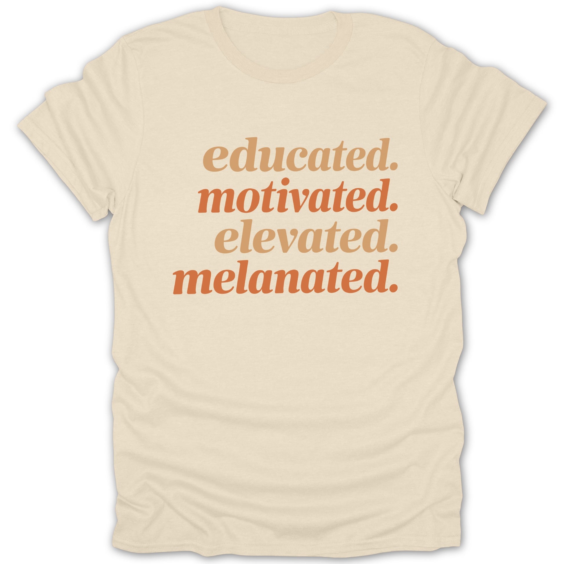 Educated Motivated Elevated Melanated T-Shirt product type