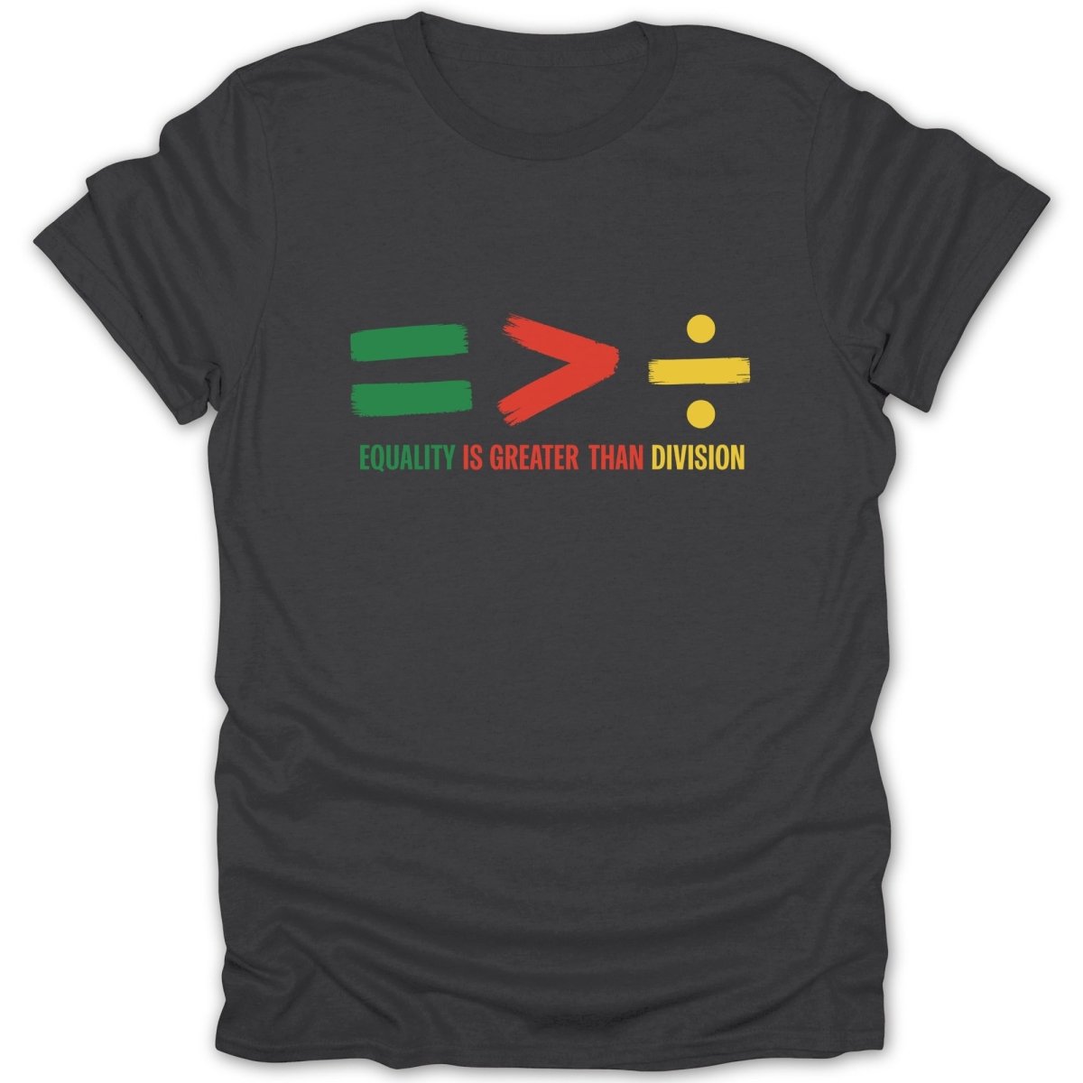 Equality Greater Than Division C Tee - Zion Threadz