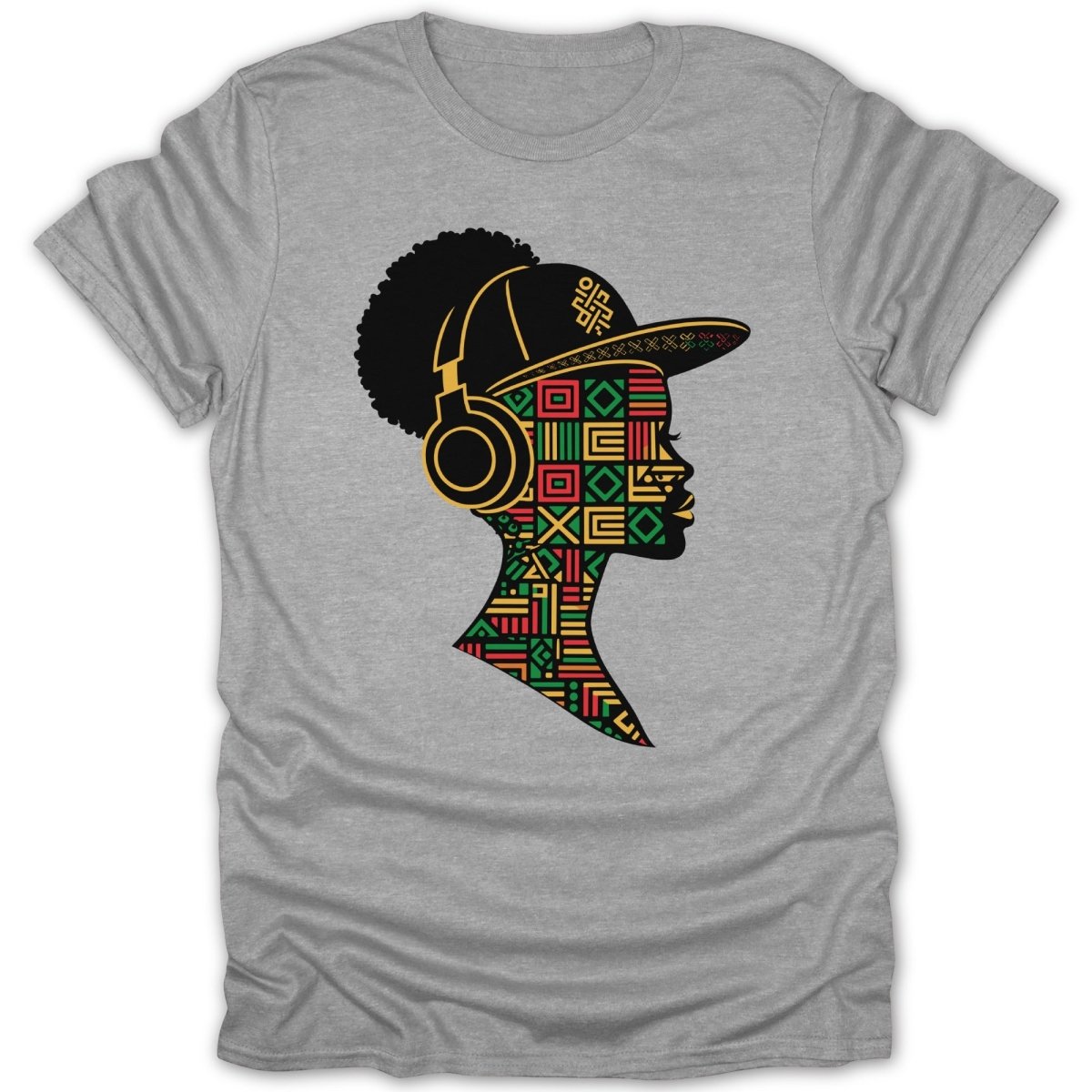 Hip Hop Female Pattern Tee - Zion Threadz