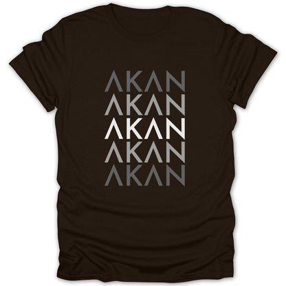 Akan Stacked Tee - Zion Threadz