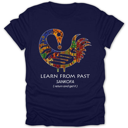 Sankofa Adinkra Learn From Past Tribal Tee - Zion Threadz