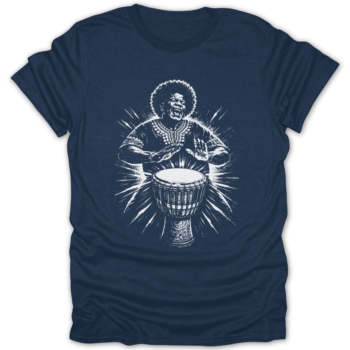 Rhythmic Resonance Drummer Tee - Zion Threadz