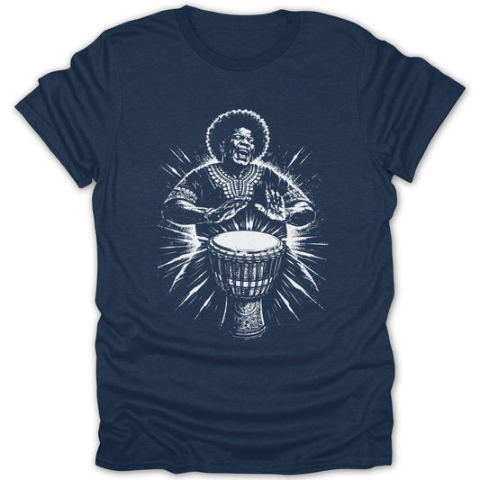 Rhythmic Resonance Drummer Tee - Zion Threadz